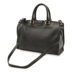 Saint Laurent Paris YSL Line Petit Cabas 2-Way Shoulder Bag Leather Black — view 2