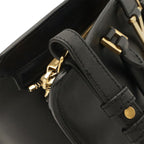Saint Laurent Paris YSL Line Petit Cabas 2-Way Shoulder Bag Leather Black — view 6