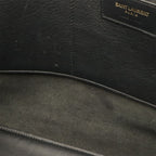 Saint Laurent Paris YSL Line Petit Cabas 2-Way Shoulder Bag Leather Black — view 8