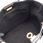 Louis Vuitton Monogram on My Side PM 2-Way Shoulder Bag Leather Noir Black — view 8