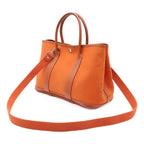Hermes Garden Party TPM Tote 2-Way Shoulder Bag Toile Officier Buffalo Orange — view 2