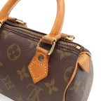Louis Vuitton Monogram Mini Speedy Mini Bag Pouch Case 2-Way — view 7