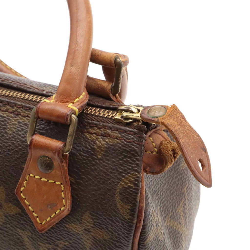 Louis Vuitton Monogram Mini Speedy Mini Bag Pouch Case — view 5