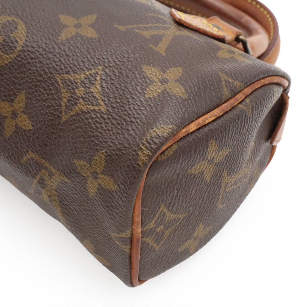 Louis Vuitton Monogram Mini Speedy Mini Bag Pouch Case — view 3