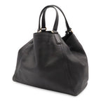 Gucci Soho Cellarius Tote Bag Shoulder Tassel Fringe Leather Black Gold — view 2
