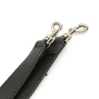 Fendi 2-Way Shoulder Bag Leather Black Silver — view 5