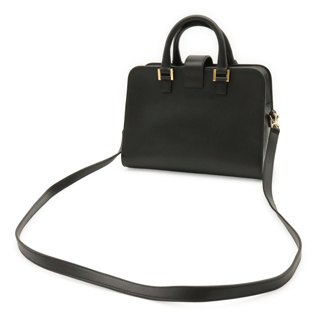 Saint Laurent Paris YSL Baby Cabas 2-Way Shoulder Bag Leather Black — view 2
