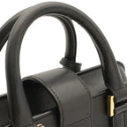 Saint Laurent Paris YSL Baby Cabas 2-Way Shoulder Bag Leather Black — view 5