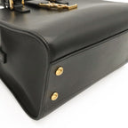 Saint Laurent Paris YSL Baby Cabas 2-Way Shoulder Bag Leather Black — view 3