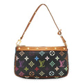 Louis Vuitton Monogram Multicolor Pochette Accessoires Pouch Case Noir Black