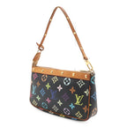 Louis Vuitton Monogram Multicolor Pochette Accessoires Pouch Case Noir Black — view 2