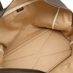 Hermes Victoria 43 Boston Bag Purse Taurillon Clemence Leather Dark Olive — view 6