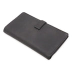 Hermes Bearn Soufflet Wallet Bifold Veau Epsom Black Silver — view 2