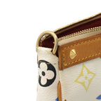 Louis Vuitton Monogram Multicolor Pochette Accessoires Pouch Party Blanc White — view 6