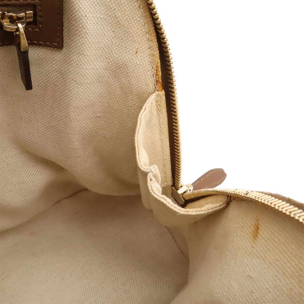Gucci Nice GG Supreme 2-Way Shoulder Bag Crossbody Leather Beige Mocha Brown — view 7