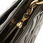Chanel Quilted CC Logo Reissue Tote Shoulder Bag Patent Patent Leather Black — view 5