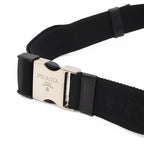 Prada Triangle Logo Waist Pouch Belt Bag Hip Camouflage Pattern Nylon Green — view 5