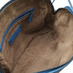Bottega Veneta Intrecciato Nodini Shoulder Bag Pochette Crossbody Leather Blue — view 7