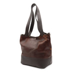 Hermes Picotin GM Long Shoulder Bag Tote Amazonia Leather Dark Brown Silver — view 2