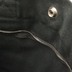 Hermes Fourre Tout MM Tote Bag Canvas Black Gray Silver — view 8