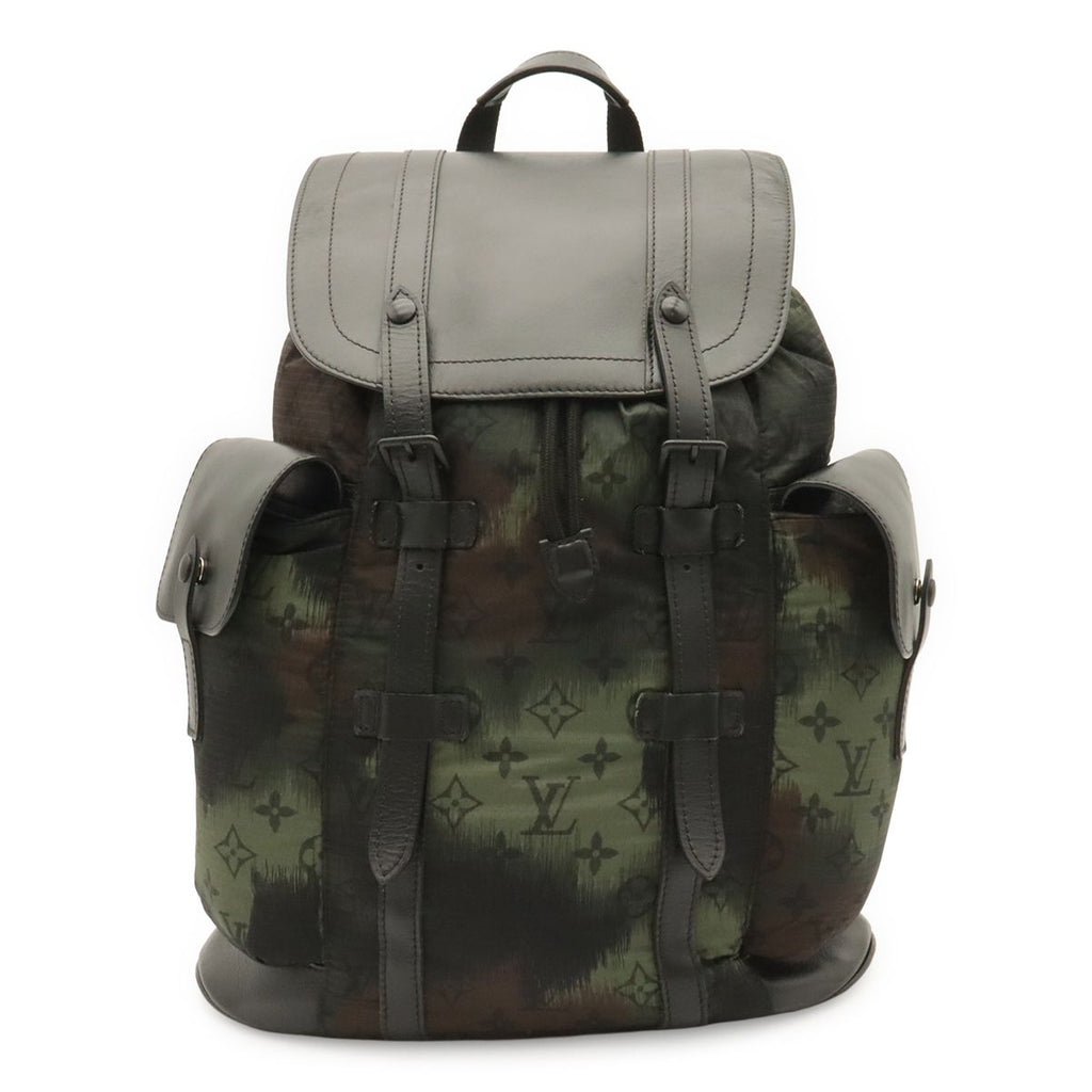 Louis Vuitton Monogram Camouflage Christopher PM Backpack Nylon