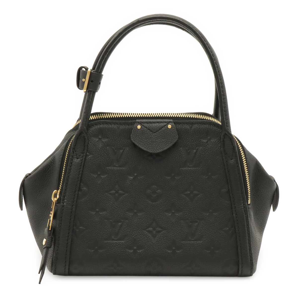 Louis Vuitton Monogram Empreinte Marais BB Mini Bag Noir Black Gold