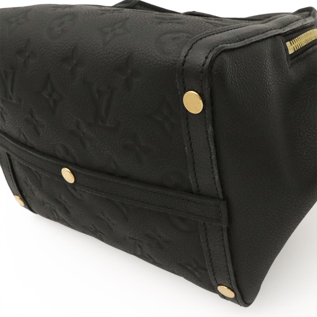 Louis Vuitton Monogram Empreinte Marais BB Mini Bag Noir Black Gold — view 3