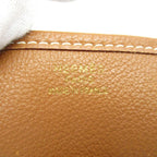 Hermes Evelyne 1 GM Taurillon Clemence Shoulder Bag Gold — view 7