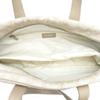 Chanel New Travel Line Mini Boston Bag Nylon Beige Gold — view 7