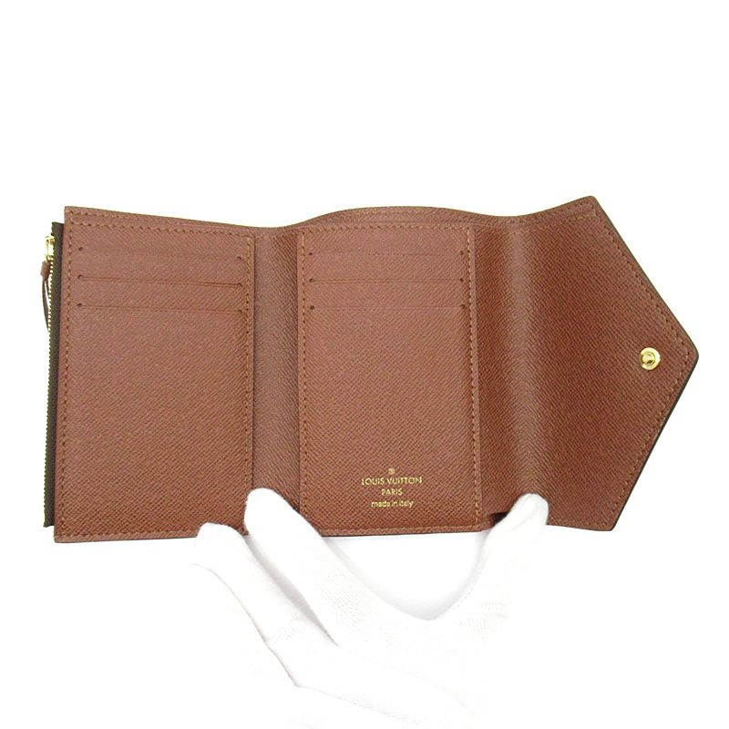 Louis Vuitton Portefeuille Victorine Monogram Brown Wallet — view 6