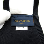 Louis Vuitton LV Initial Mask Maille Nylon Black Shoulder Bag — view 3