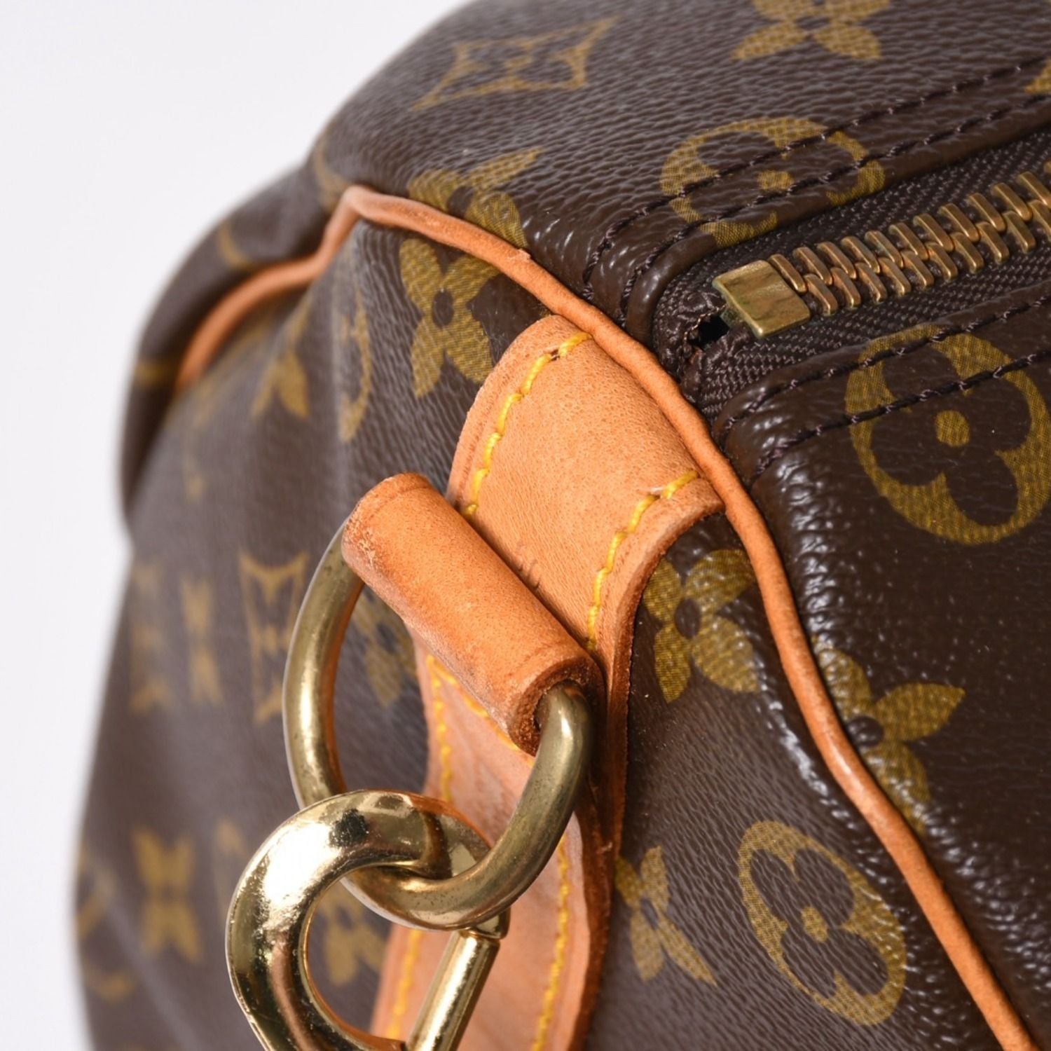 Louis Vuitton Monogram Keepall Bandouliere 50 Brown Boston Bag — view 5