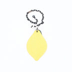 Hermes Charm Bag Leather Lemon Yellow Green Chevre — view 2