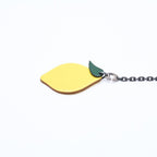 Hermes Charm Bag Leather Lemon Yellow Green Chevre — view 6