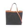 Celine Tote Bag Small Square Cabas Triomphe Leather 2-Way Shoulder