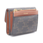 Celine Trifold Wallet Triomphe Leather — view 2