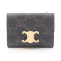 Celine Trifold Wallet Triomphe Leather