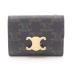 Celine Trifold Wallet Triomphe Leather