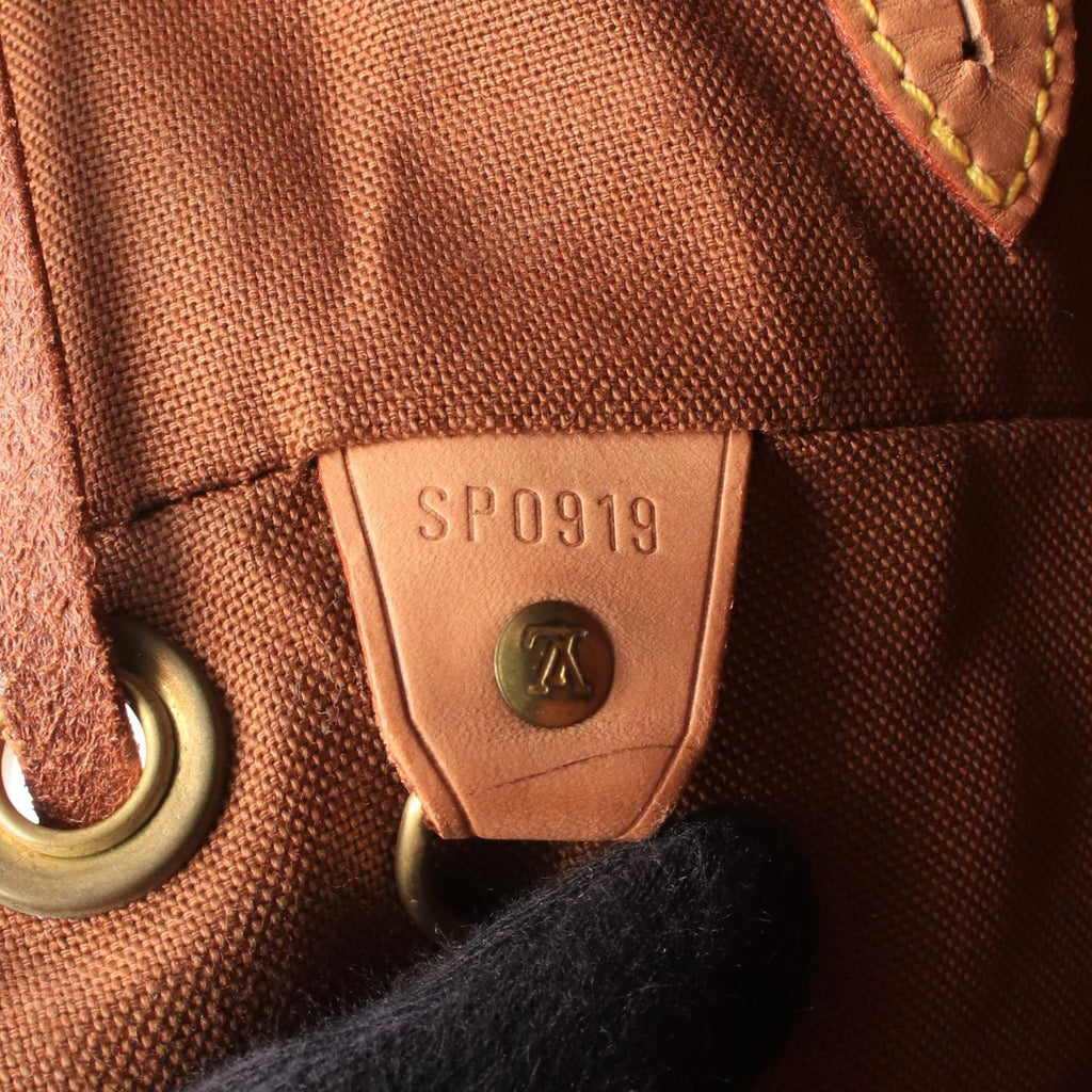 Louis Vuitton Backpack Montsouris MM Monogram Leather — view 5