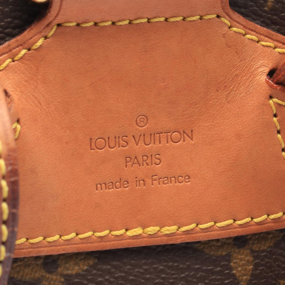 Louis Vuitton Backpack Montsouris MM Monogram Leather — view 4