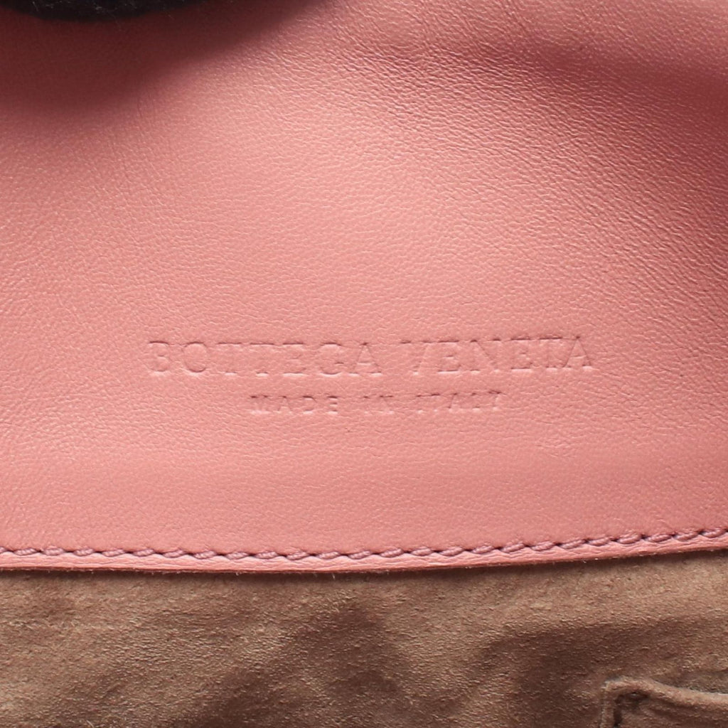 Bottega Veneta Shoulder Bag Intrecciato Pink Leather Chain — view 4