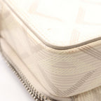 Dior Shoulder Bag Messenger Pouch CD Diamond Ivory Canvas Leather — view 8