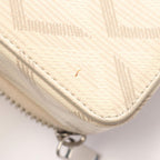 Dior Shoulder Bag Messenger Pouch CD Diamond Ivory Canvas Leather — view 6