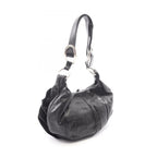 Saint Laurent Rive Gauche Shoulder Bag Naja Black Leather — view 2