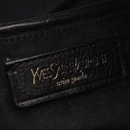 Saint Laurent Rive Gauche Shoulder Bag Naja Black Leather — view 4