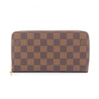 Louis Vuitton Round Wallet Zippy Damier Ebene Rose Ballerine