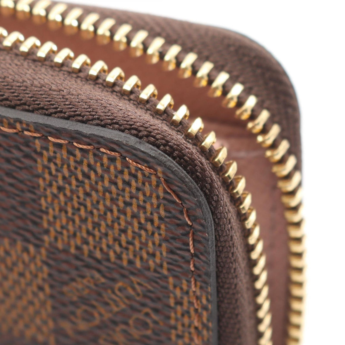 Louis Vuitton Round Wallet Zippy Damier Ebene Rose Ballerine — view 8