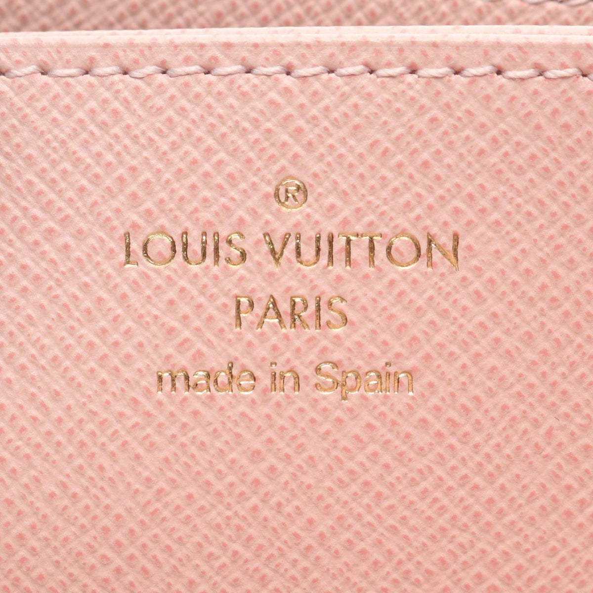 Louis Vuitton Round Wallet Zippy Damier Ebene Rose Ballerine — view 4