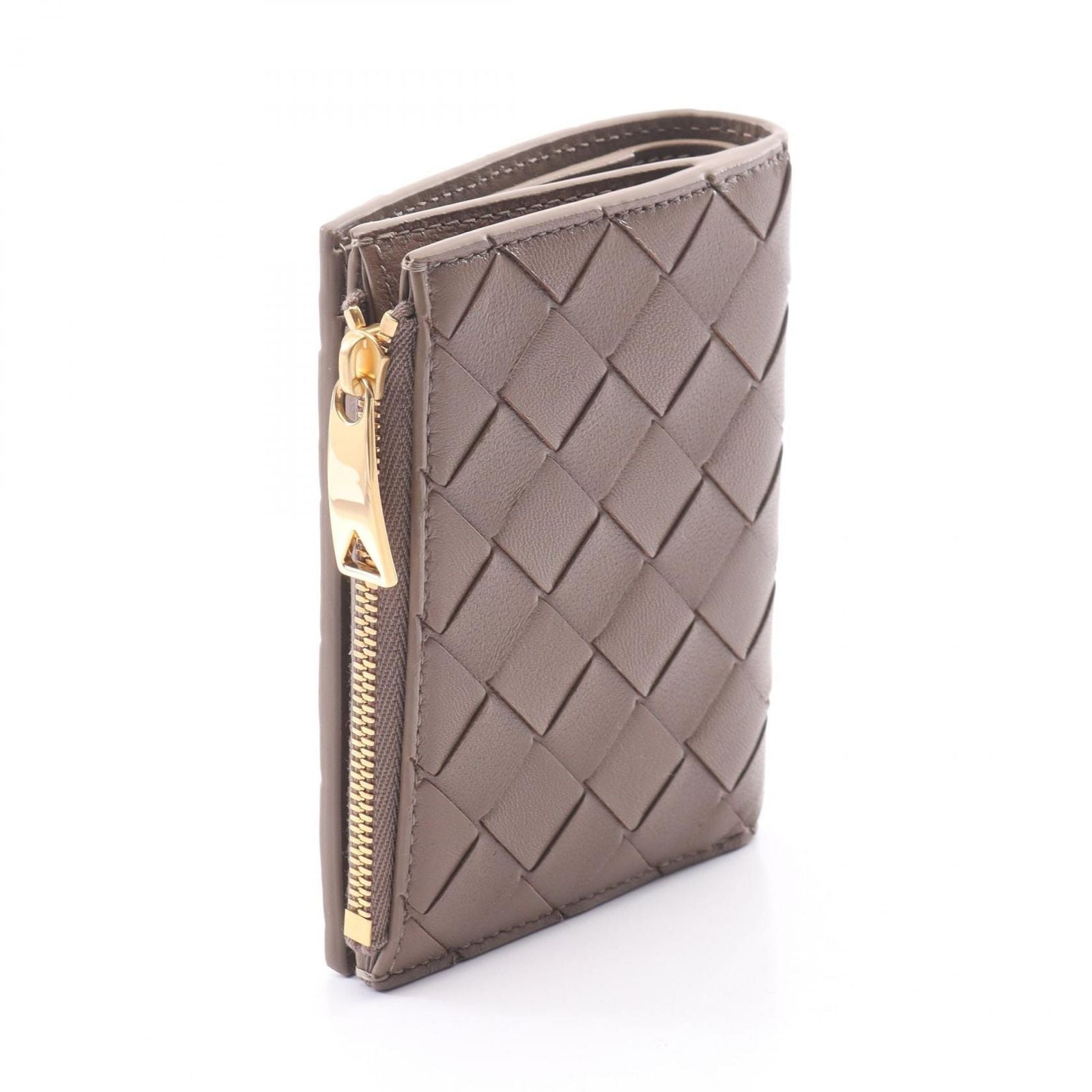 Bottega Veneta Bifold Wallet Intrecciato Leather — view 2