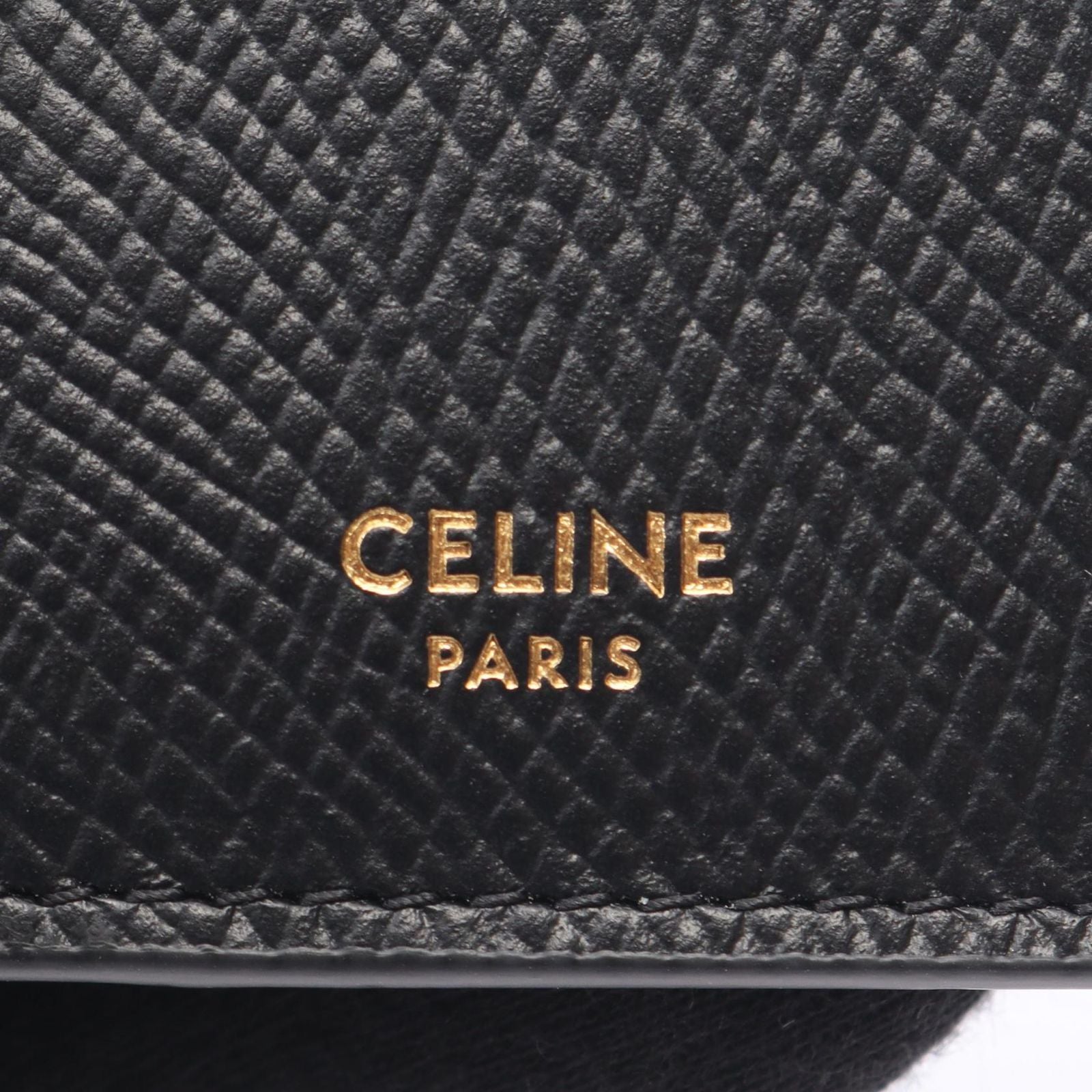 Celine Card Case Long Coin Purse Leather — view 4